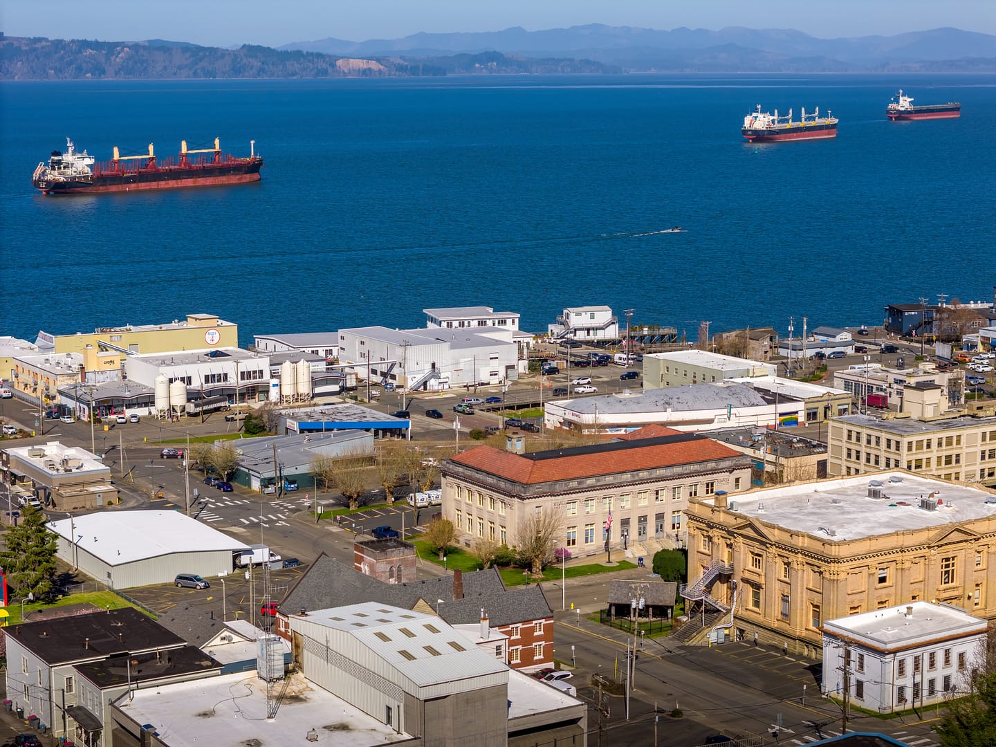 Astoria, drone view