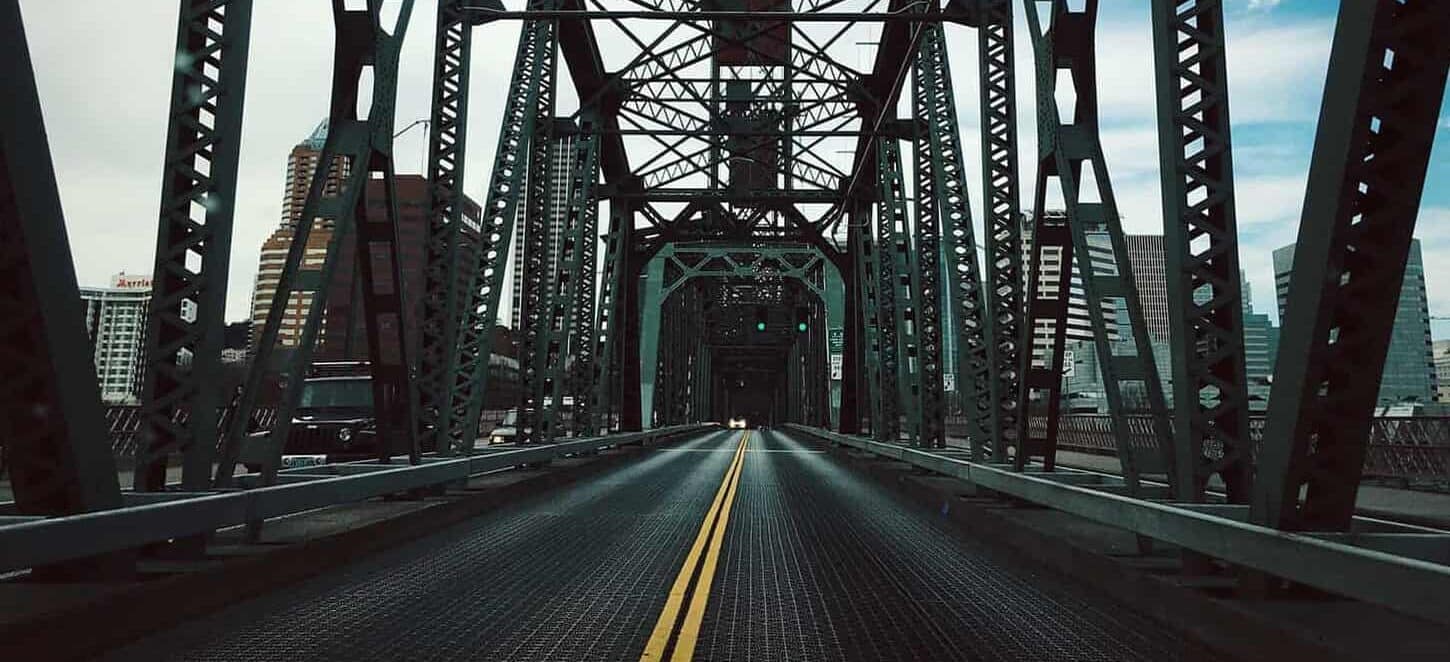 Portland bridge, where DJC Oregon recently Recognizes Aldrich as Best of AEC Accounting Firms