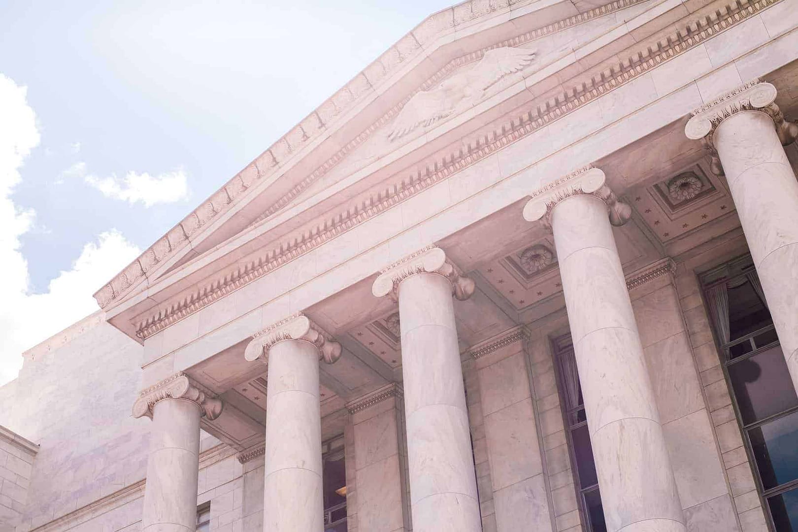 An image of the U.S. Treasury Building in Washington DC.