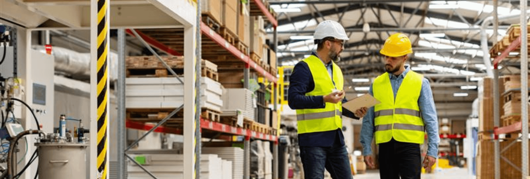 Header image, construction workers, inside