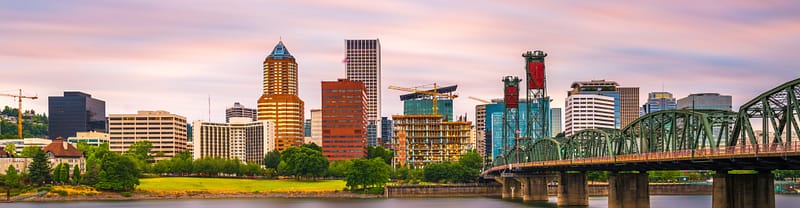 Portland, City View, Willamette River