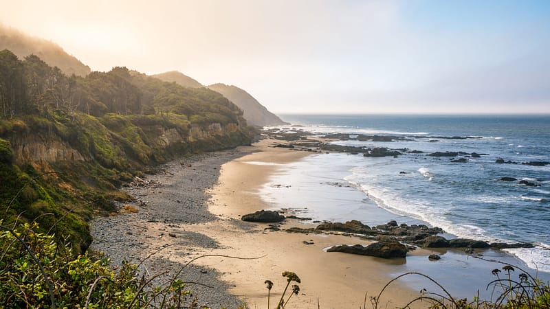 Strawberry Hill Wayside on the US West Coast in Oregon