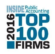 Logo for 'IPA Top 100 Firms 2016' Award