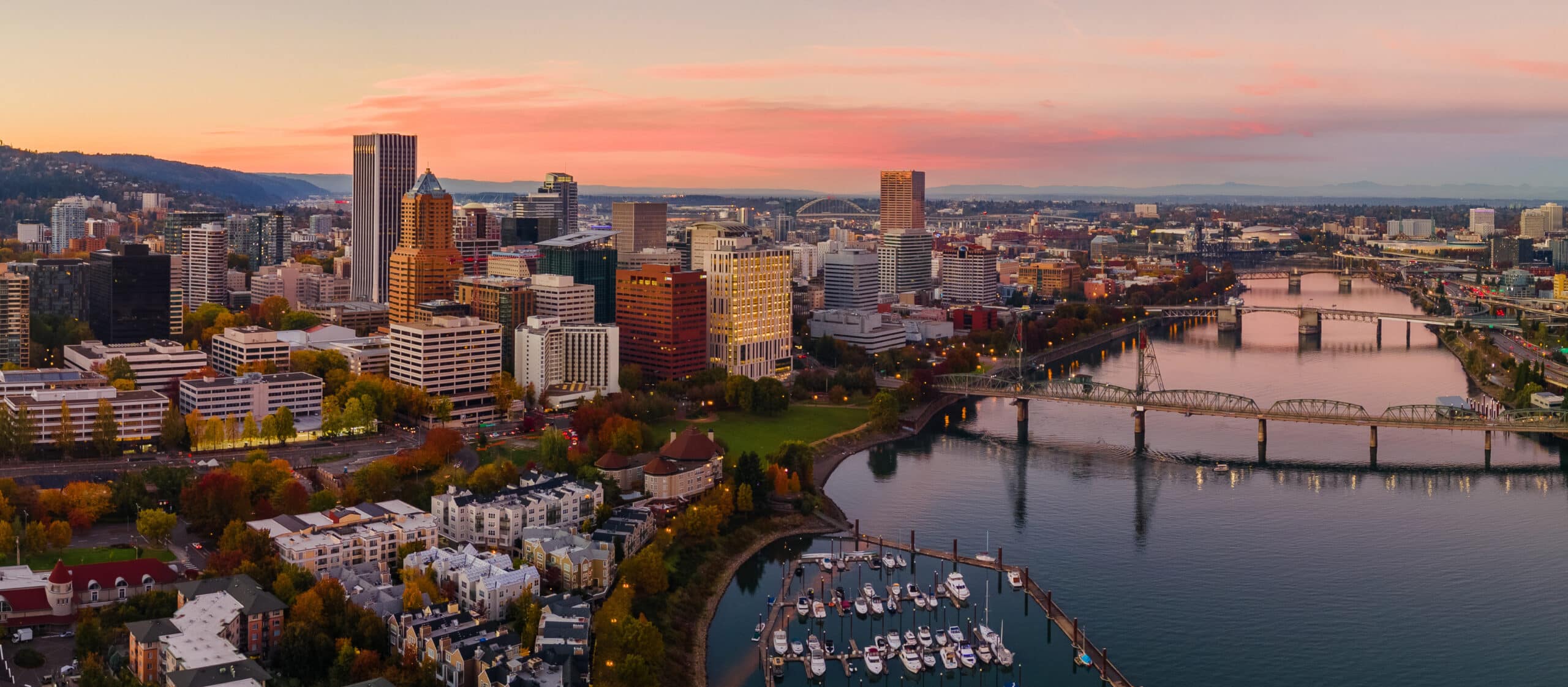 Downtown Portland, where the Portland Business Journal named Aldrich's Melissa Berndt an HR Leadership Award Winner