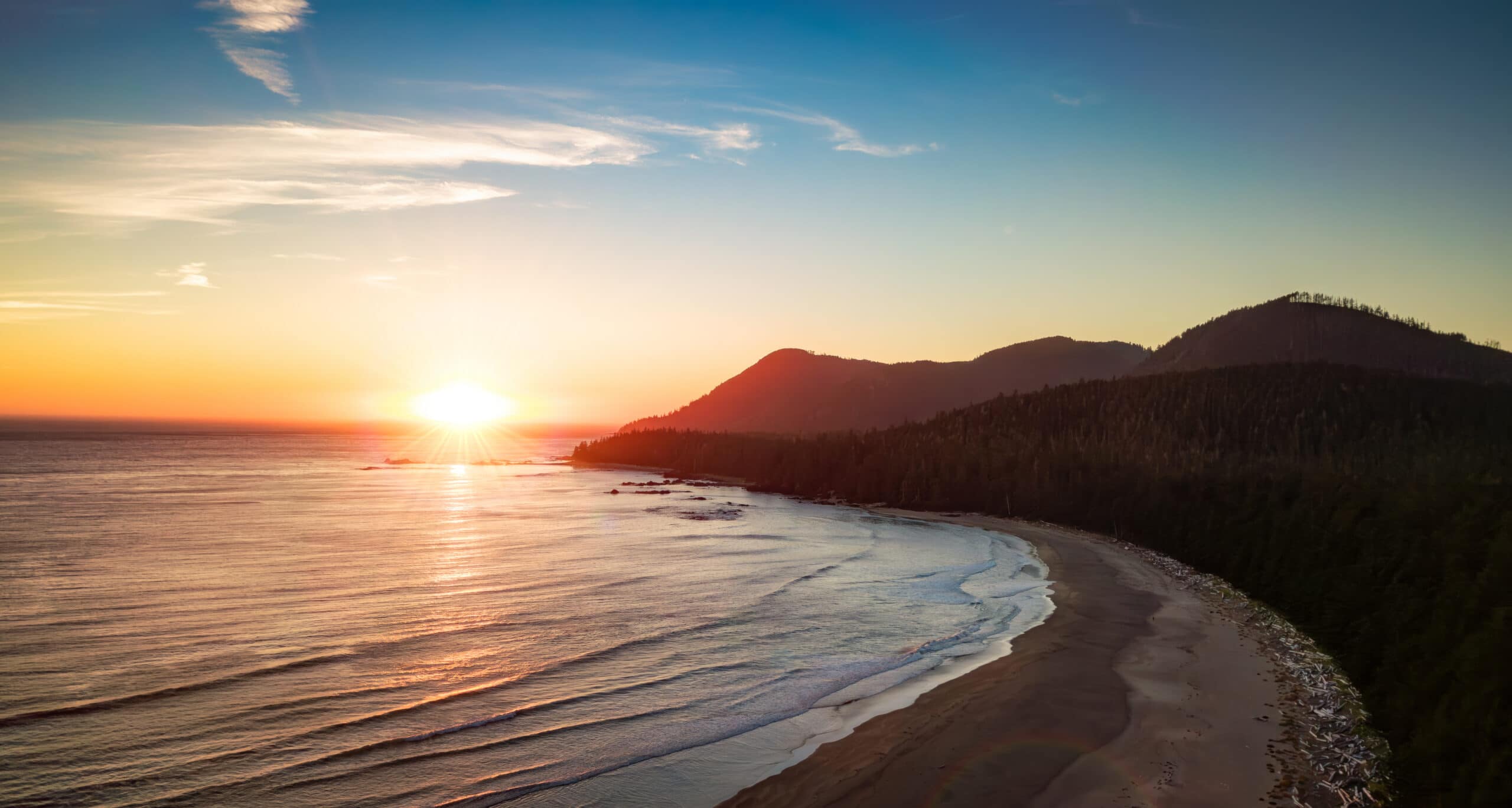 Rocky and Sandy shore on Pacific Ocean West Coast, where Aldrich CPAs + Advisors is a top 10 CPA firm in the West.