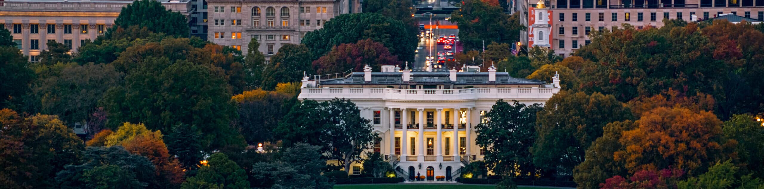 White house, aerial shot, Washington dc