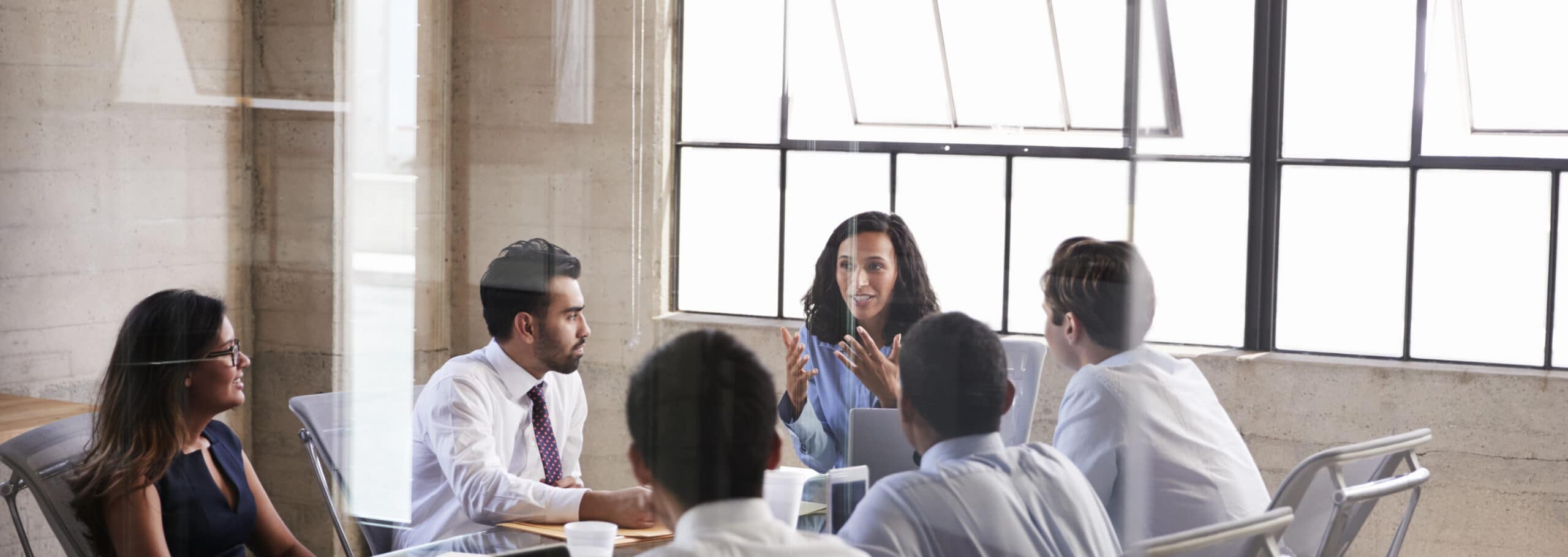 Meeting, inside office, consulting