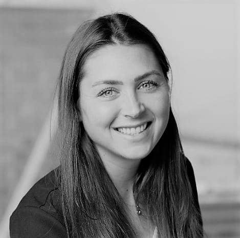 Kelsey Walker's headshot in black and white.