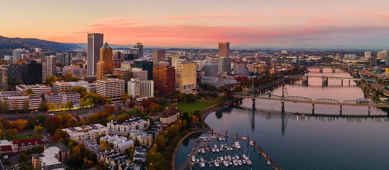 Downtown Portland, where the Portland Business Journal named Aldrich's Melissa Berndt an HR Leadership Award Winner