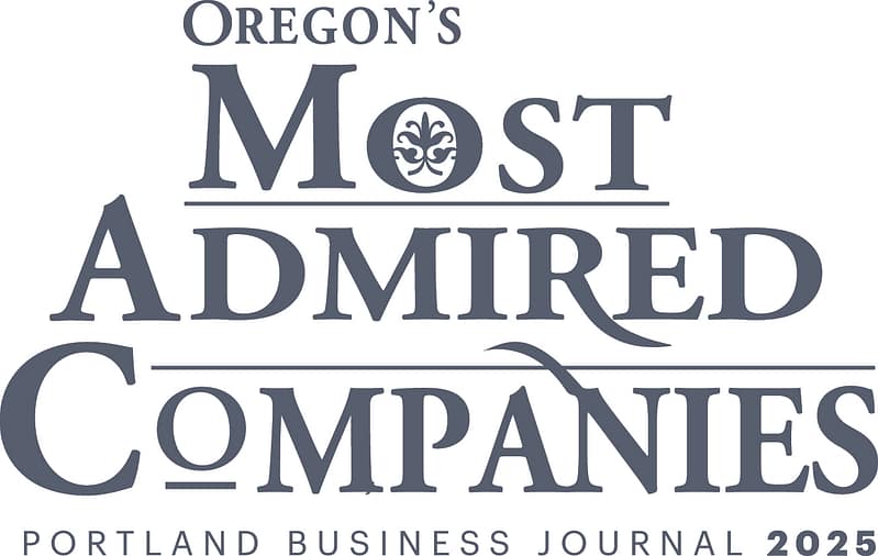 Oregon's Most Admired Companhies Logo from PBJ.