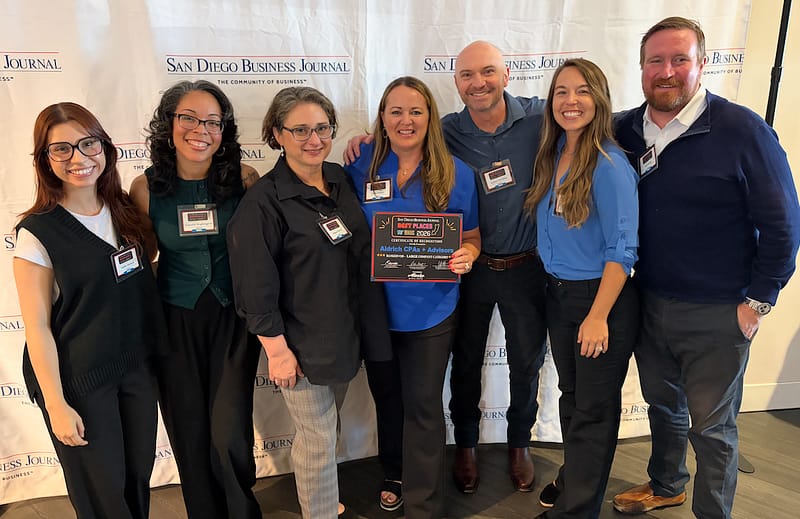 Group photo from the San Diego Business Journal Best Places to Work event.