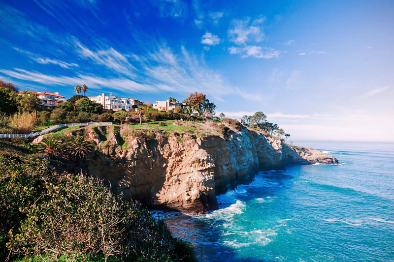 La Jolla coast in San Diego, where Aldrich was just named a Best Place to Work by the San Diego Business Journal.