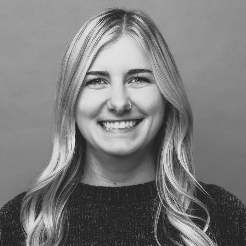 Micaiah Fischer's headshot in black and white.