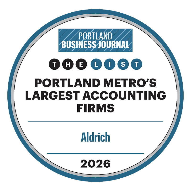 Aldrich Among Portland Metro’s 2026 Largest Accounting Firms by the Portland Business Journal