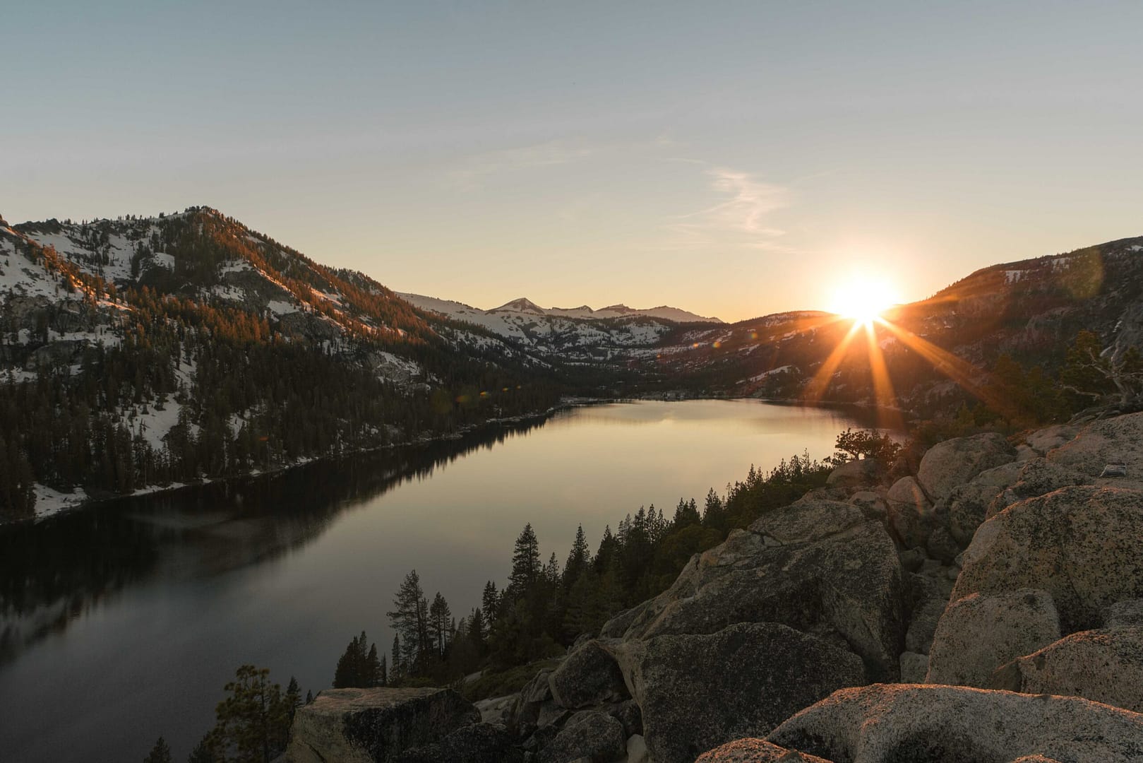 Flare, Landscape, Light, Mountain, Nature, Outdoors, Rock, Scenery, Water, Wilderness